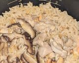 鮭鶏もも肉の炊込ご飯 刻み大葉仕上げ作り方4写真