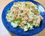 梅ツナきゅうりのおかか混ぜごはん作り方4写真