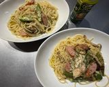 チミチュリDe簡単！チーズ入りジェノバ風パスタ作り方5写真