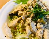 鶏肉のほそぎり炒めのサラダ作り方3写真