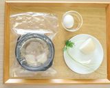 やわらか　温玉おろしそば作り方1写真