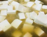 やわらか雑炊●ミニ豆腐と玉子の雑炊作り方1写真