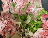 豚こま肉とピーマンの味ぽん炒め♪作り方2写真