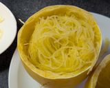 【覚え書】電子レンジで金糸瓜の下ごしらえ作り方5写真