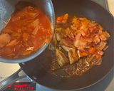 おかんレシピ𓀤𓀣ワンパン野菜だらけのトマトパスタ作り方2写真