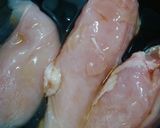 鶏ムネ肉の照焼サンド作り方1写真