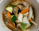 肉無豆腐簡単コク旨梅すき焼き味野菜炒め作り方14写真