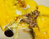 お弁当にも使える❣️ツナとチーズの卵焼き作り方5写真