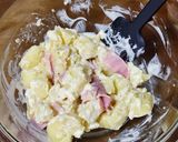 おつまみ♡カルボナーラ風ポテトサラダ♡作り方4写真