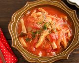 鶏肉とエリンギのトマトクリームシチュー作り方6写真