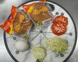 ゲーセンで取りすぎたカレーパンでバーガー作り方1写真