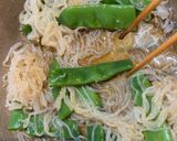 お惣菜！モロッコインゲンと白滝の甘辛煮作り方3写真