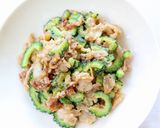 苦味を抑えて【ゴーヤと豚のオイスター炒め作り方6写真