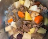 和食夕食★圧力鍋で簡単牛すじの具沢山煮物作り方7写真