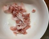 簡単クリーミー味噌キムチ味青椒肉絲風作り方1写真