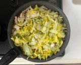 旨味凝縮！塩揉み白菜のワンパン和風パスタ作り方20写真