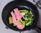 小松菜とベーコンのチーズオムレツ作り方3写真