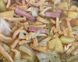 じゃがキャベツとベーコンの生姜煮込み作り方5写真