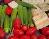 オイルスプレー使って夏野菜の焼き浸し作り方1写真