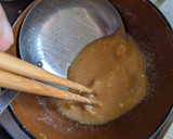 簡単★里芋と油揚げと牛こま肉のお味噌汁作り方3写真