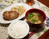 ポン酢で食べるハンバーグ作り方9写真