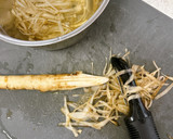 ささがきごぼうと豚ひき肉の味噌つくね作り方1写真