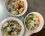 肉無チクワ洋風梅クリーム味野菜炒め作り方12写真