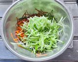 今日の副菜！簡単きゅうりとにんじんのナムル作り方1写真