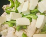 柚子豆腐のチキンゴーヤーチャンプルー作り方2写真