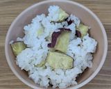 炊飯器におまかせ！丸ごとさつまいもごはん作り方4写真