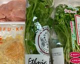 豆腐干と鶏胸肉のヘルシータイ風サラダ作り方1写真