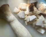 豆苗ときのこと玉子の　中華炒め作り方2写真
