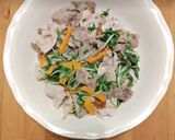 ☆水菜・牛・豚しゃぶで作るおかずサラダ♬作り方4写真