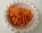 離乳食後期　蒸しにんじん作り方8写真