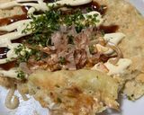 簡単　お好み焼き（もやし）作り方15写真