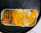 レンジ中華風クリーム餃子味オムライス弁当作り方16写真