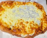 バジルとしらすのチーズピザ作り方6写真