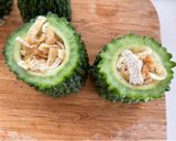 ゴーヤのサクサク揚げ詰め作り方5写真