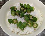 鰹とオクラのとろろ丼作り方3写真