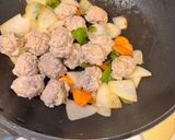 豚こまで肉団子☆揚げない酢豚作り方8写真