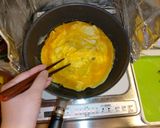 シーフードと木耳と卵のケチャップ炒め作り方1写真