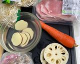 蒸し野菜　レモンのせ作り方1写真