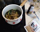 春雨と小松菜の中華スープ作り方5写真