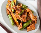 豚肉とかぼちゃのピリ辛ごま炒め作り方12写真