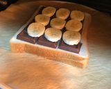 チョコバナナトースト🍞🍫🍌作り方3写真