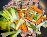 ごま油香るオイスター焼きそば作り方4写真