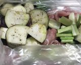 爆速アイラップ豚なす小松菜ガーリック蒸作り方1写真