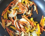 彩り牛肉の和風しぐれ炒め作り方7写真
