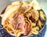 新玉ねぎを楽しむ すき焼き風 牛丼作り方12写真