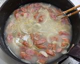 濃厚とろ〜り♪ウインナークリームパスタ作り方4写真